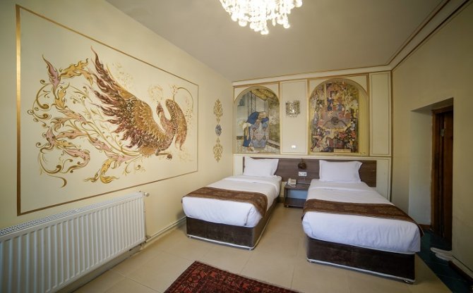 اتاق دو تخته توئین اقامتگاه سنتی خانه کشیش اصفهان